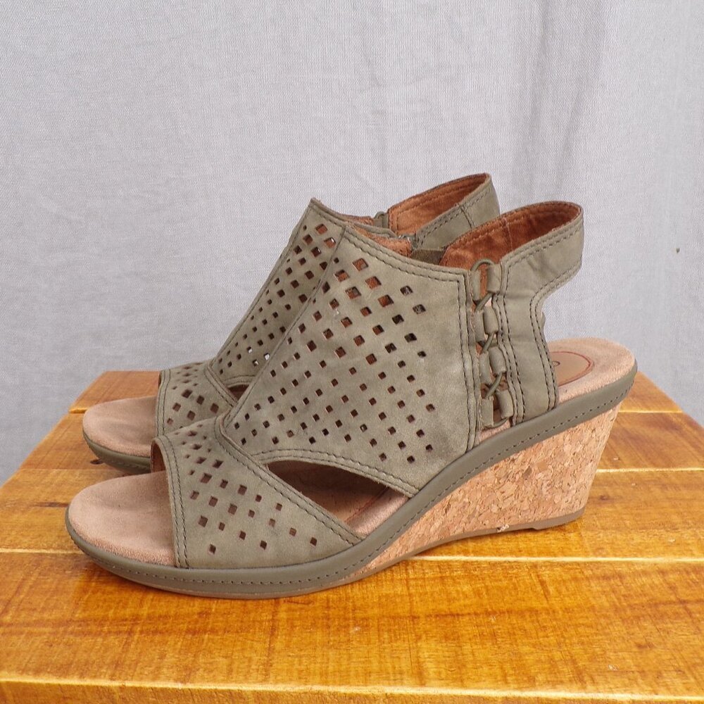 Cobb Hill by New Balance Olive Sandals